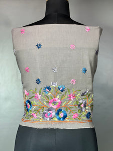 Hand Embroidery Cotton Blouse Material | OS400