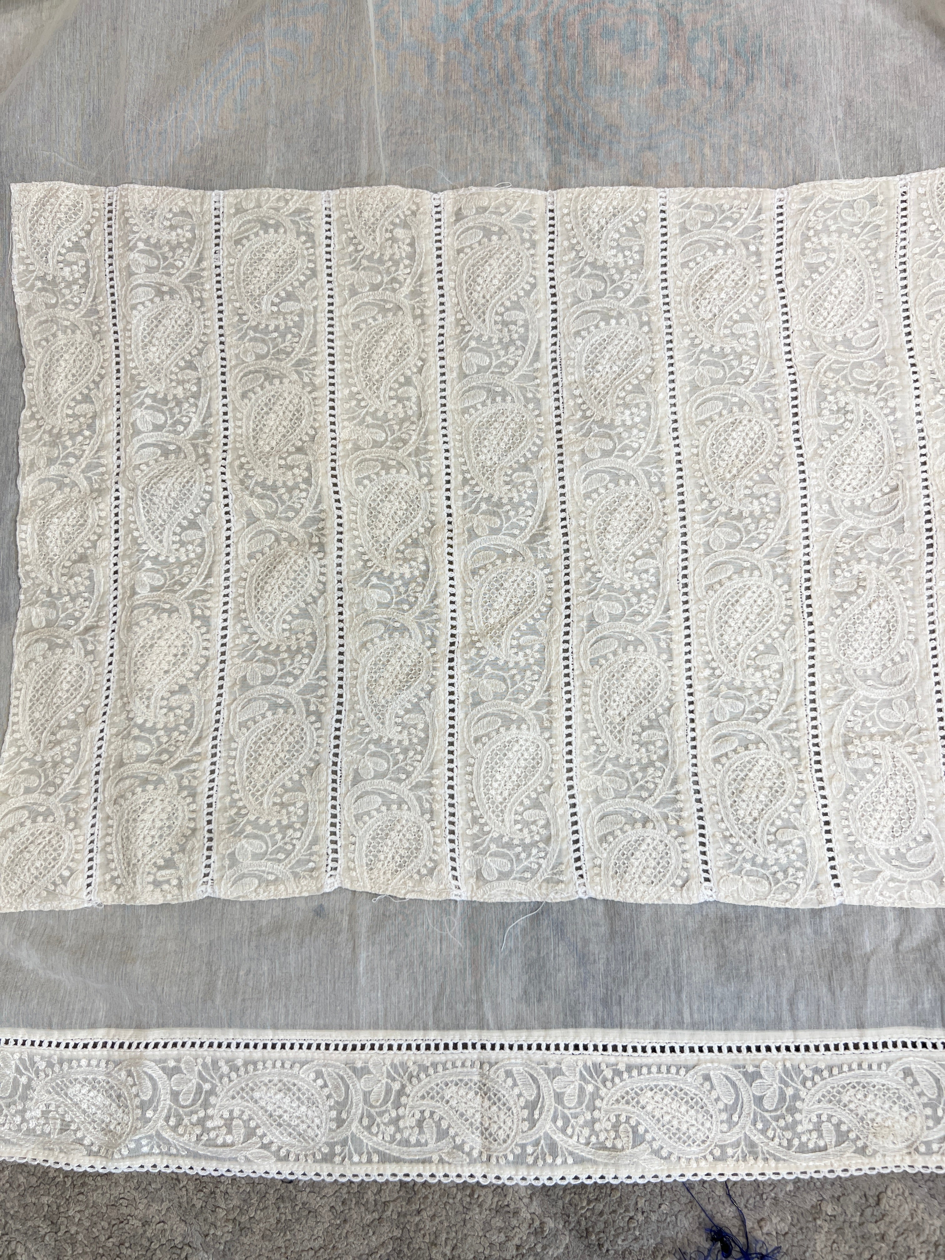 Double Bordered Kora Cotton Saree | MM578