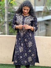 Hand Chikankari Rayon Kurta | SRC151