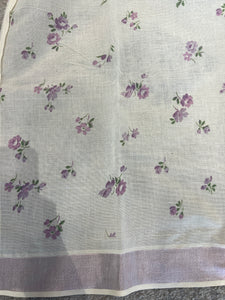 Floral Digital Printed Cotton Saree | PF961