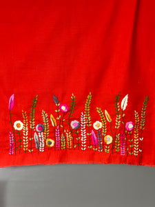 Hand Embroidery Cotton Blouse Material | OS411