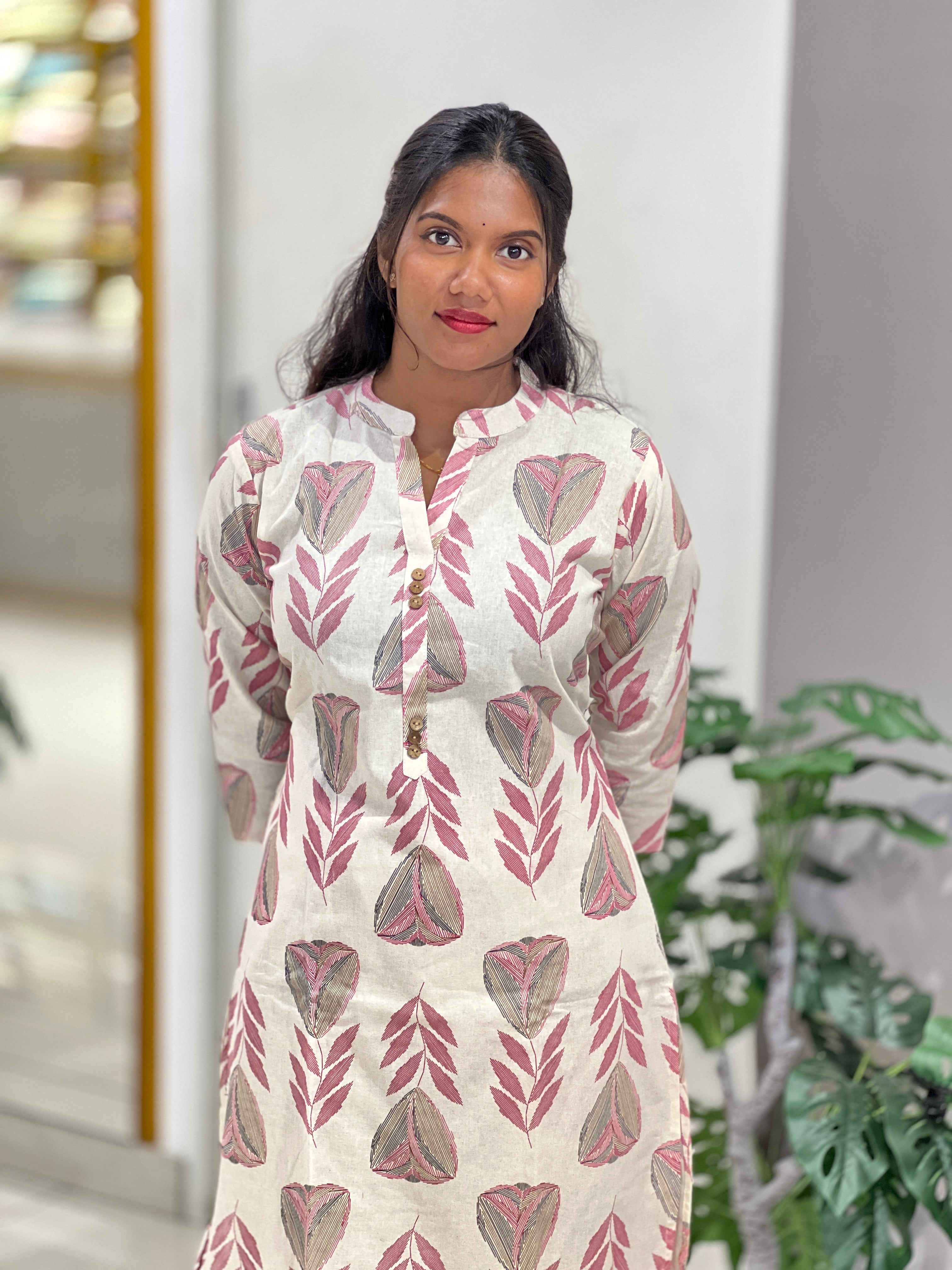 Printed Cotton Kurta Set | SLS106