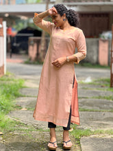 Tissue Weaving Pattern Tissue Cotton Kurta | SV224