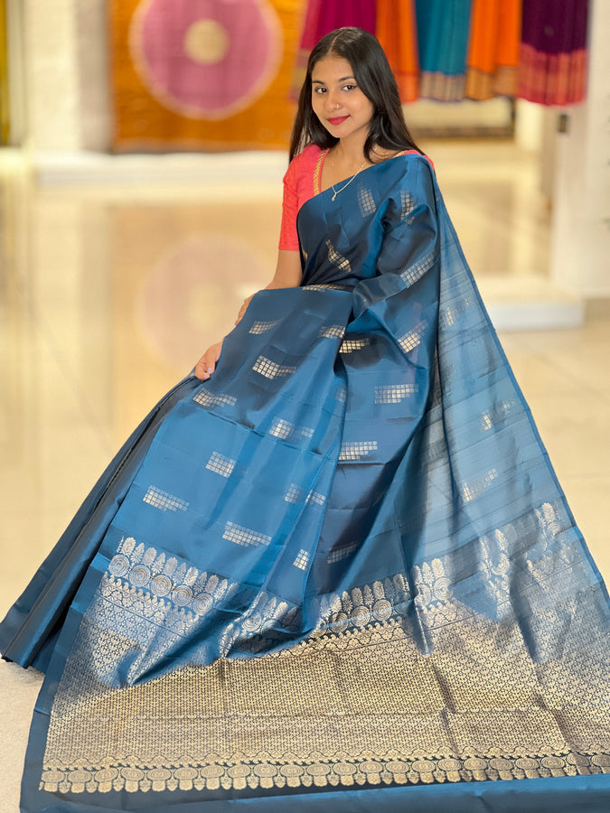 Hand Loom Soft Silk Kanchipuram Saree | TT184