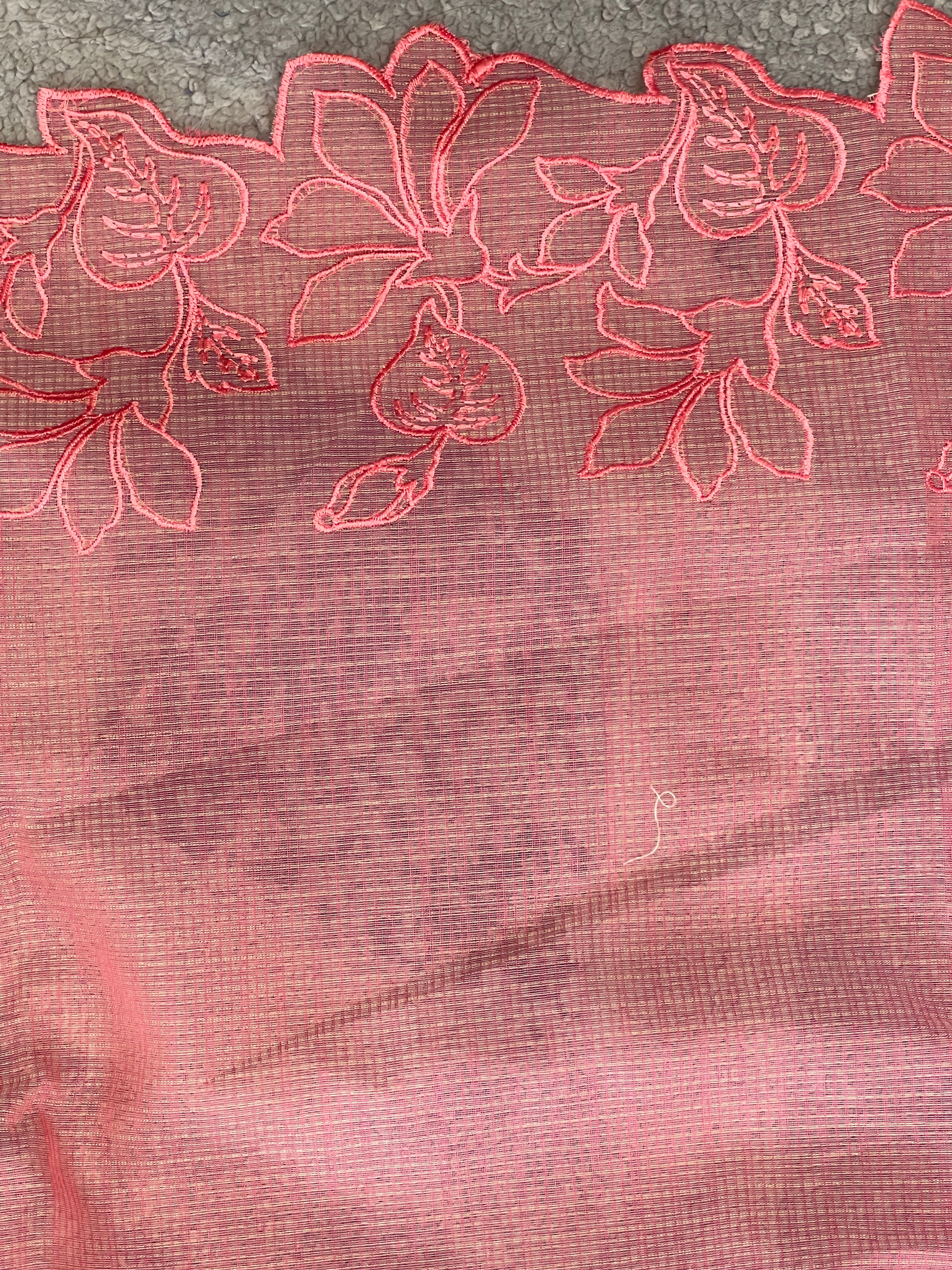 Floral Embroidery Kota Saree | JSC628