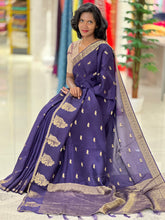 Peacock Design Chanderi Finish Saree | SHC169