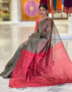 Kesiya Weaved Semi Silk Saree | PD372