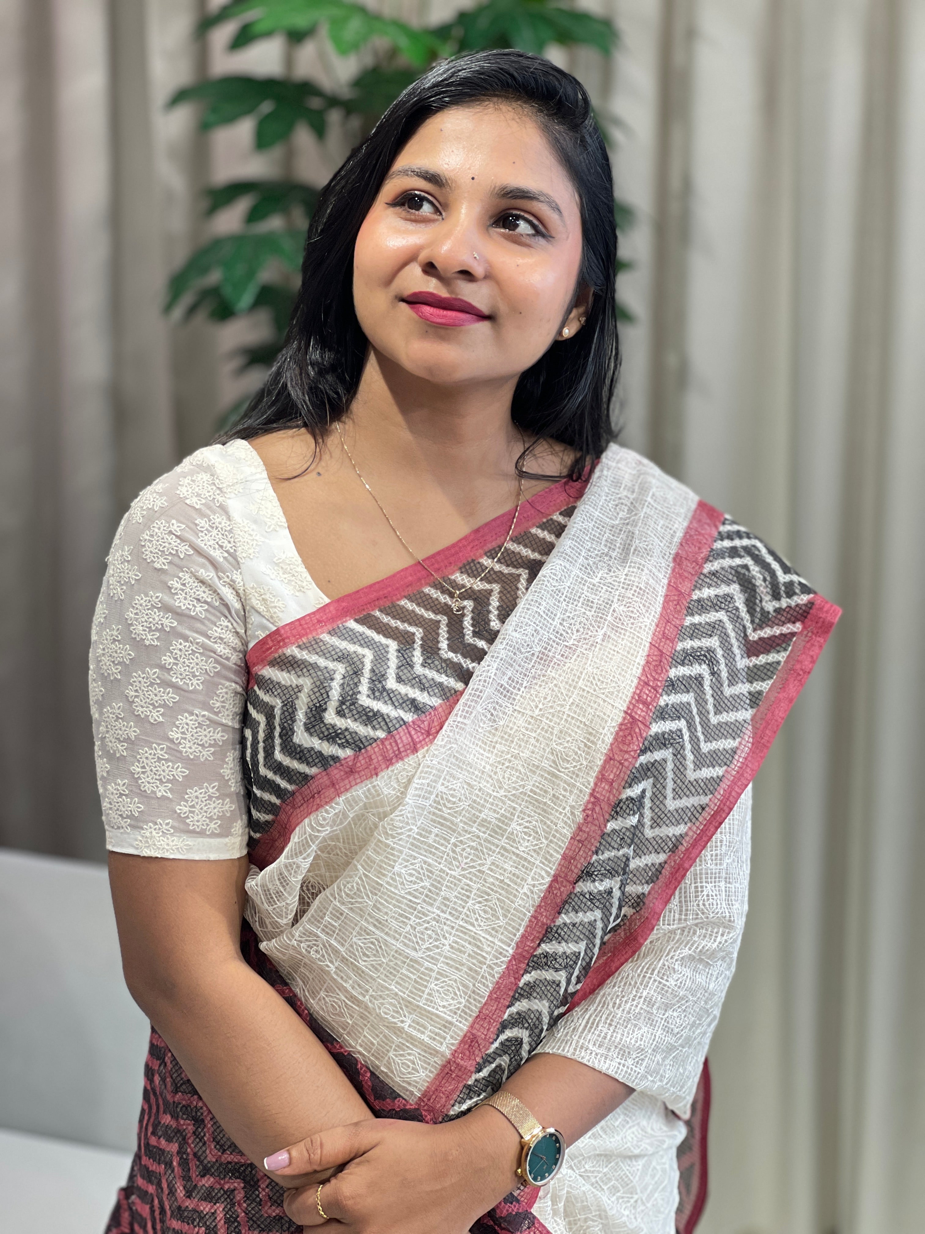 Printed Supernet Kota Saree | JSC132