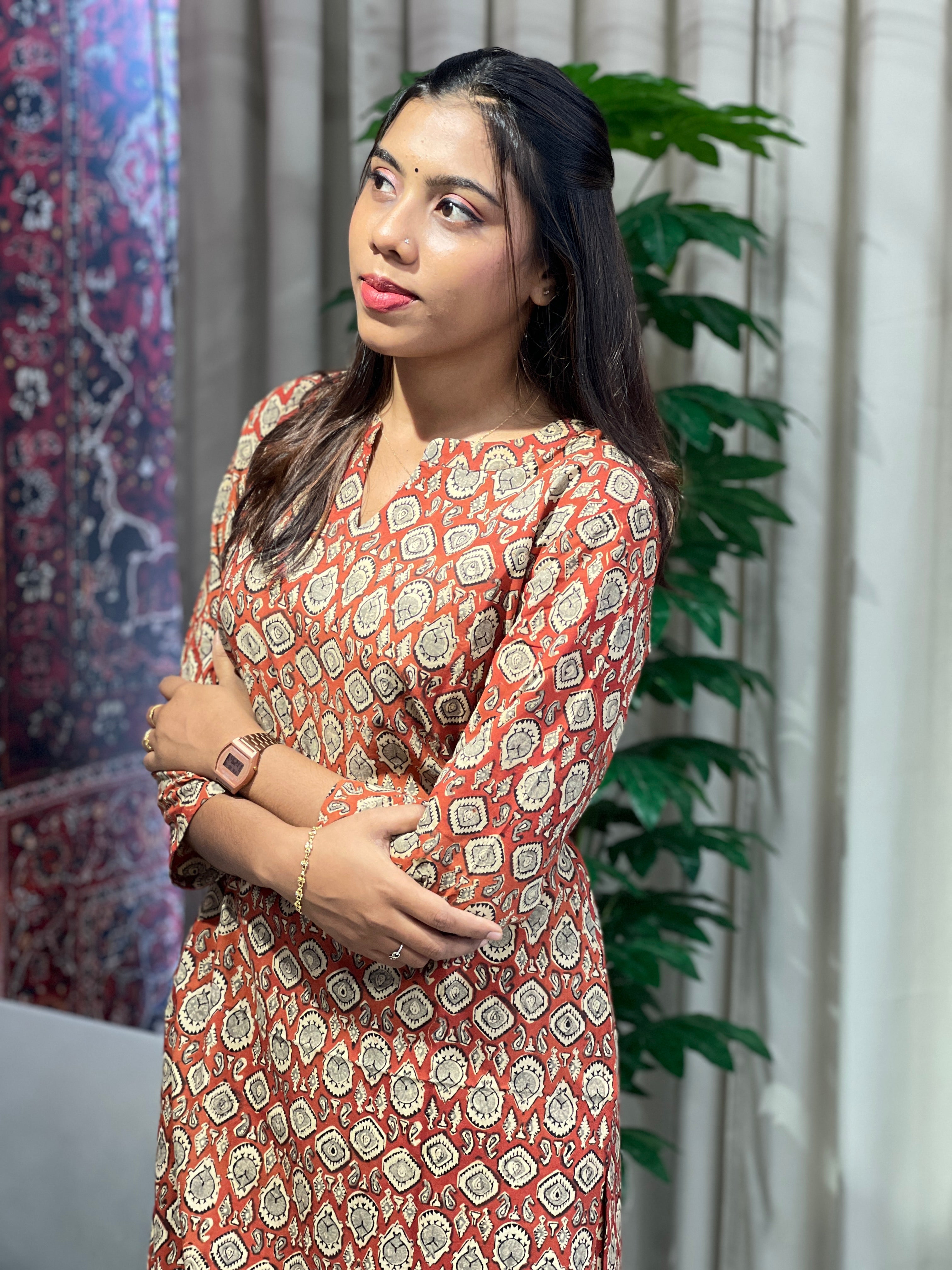 Printed Cotton Kurta Set | DNT857