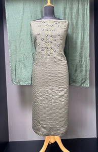 Embroidery Detailed Chanderi Finish Top & Dupatta | NA654