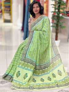 Floral Patterned Blended Kota Saree | ACT1300