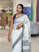 Temple Border Detailed Chanderi Finish Saree | NHH532