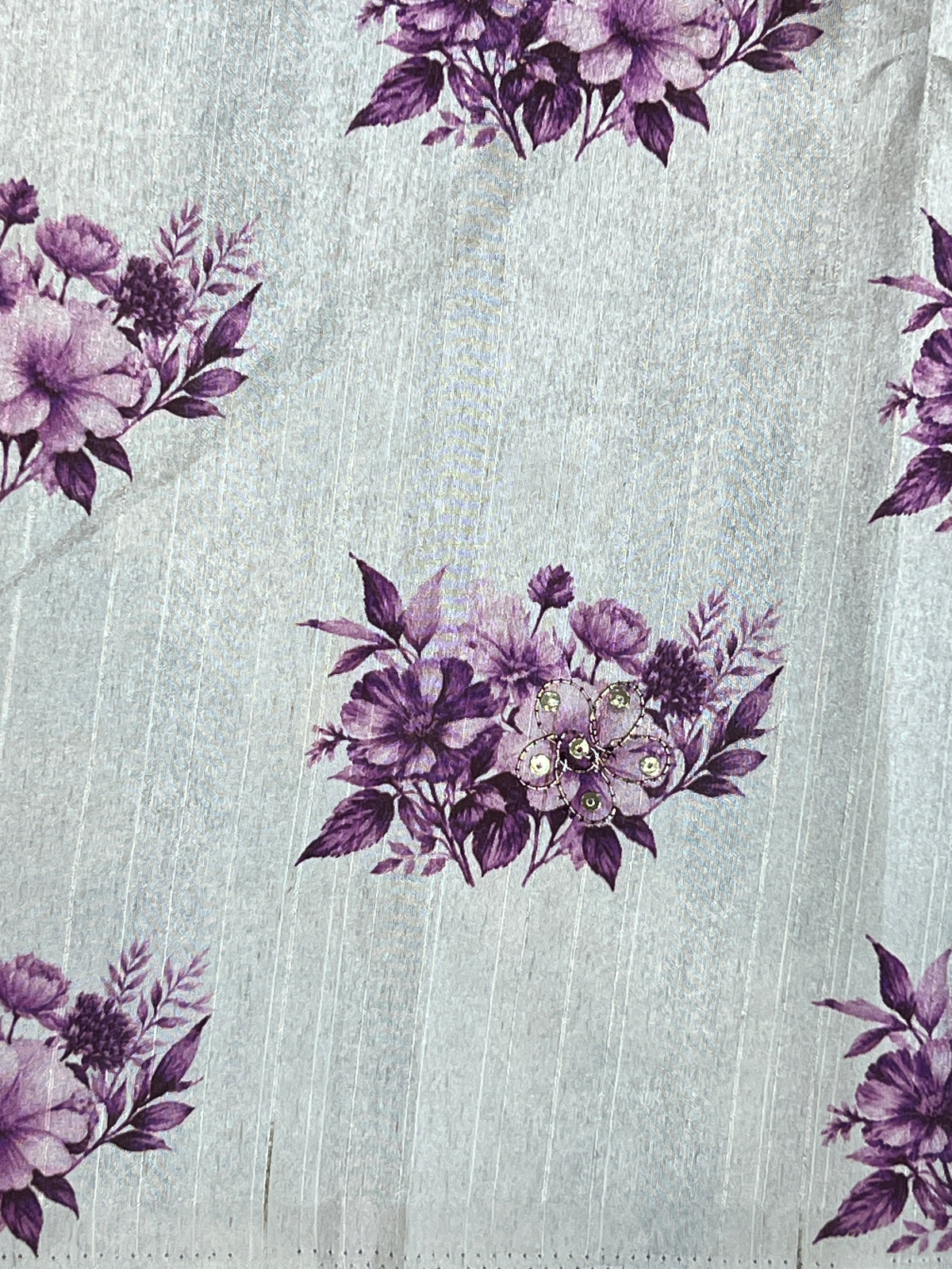 Digital Printed Semi Tussar Saree | HT493