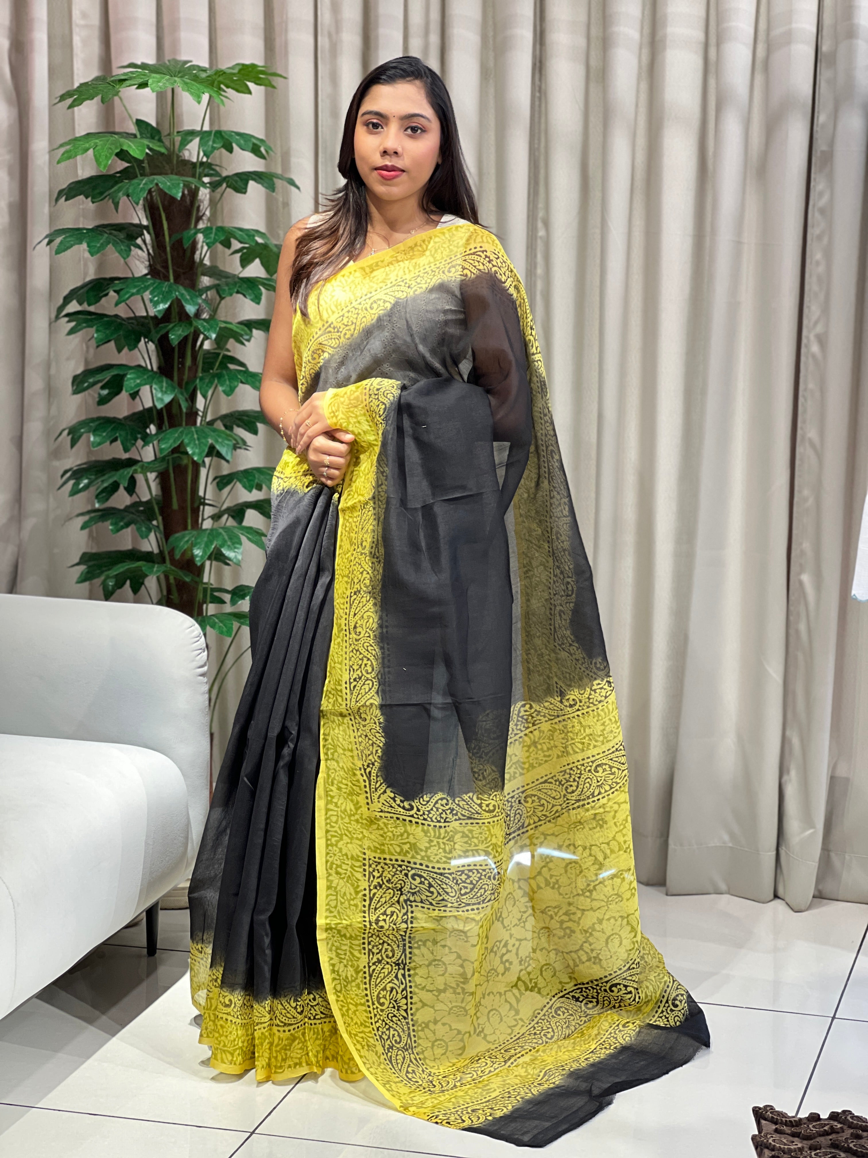 Block Printed Kota Saree | SF1429