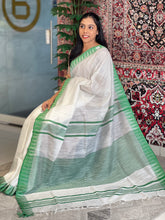 Temple Border Detailed Chanderi Finish Saree | NHH530
