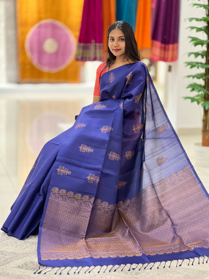 Hand Woven Pure Silk Kanchipuram Saree | TT182