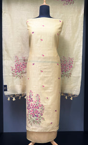 Floral Pattern With Zari Detailed Jamdani Salwar Set | LV470