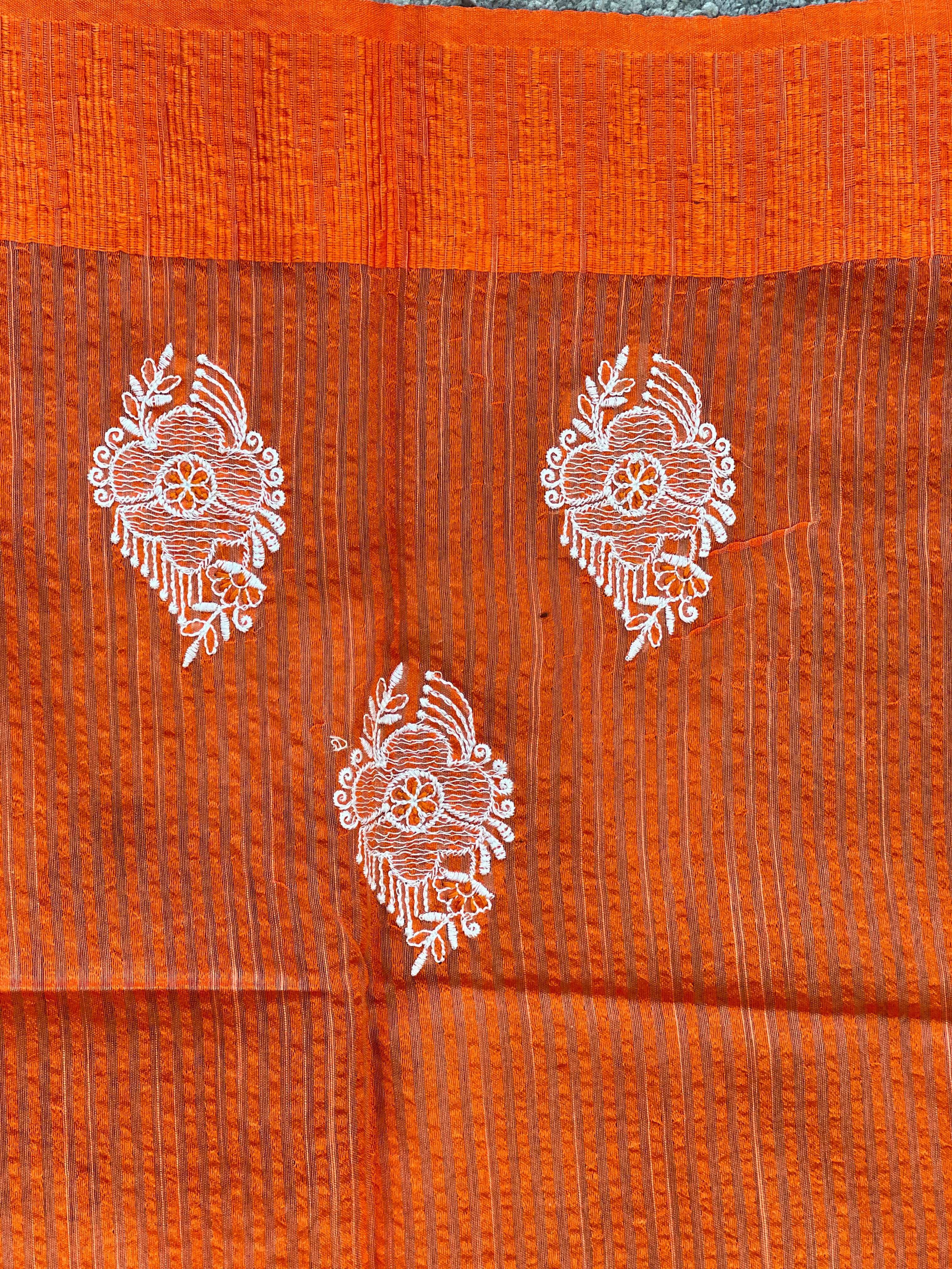 Temple Border Detailed Chanderi Finish Saree | NHH526