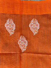 Temple Border Detailed Chanderi Finish Saree | NHH526