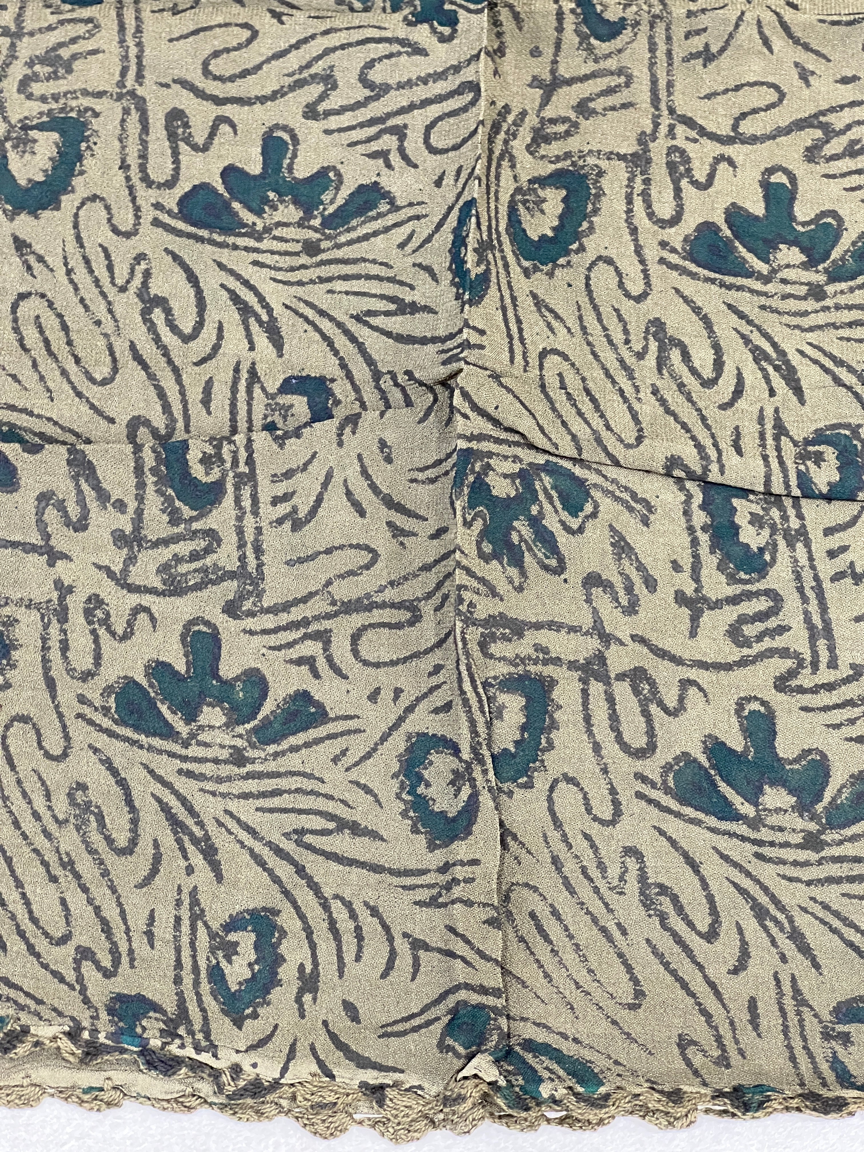 Hand Block Printed Georgette Saree | SF1420