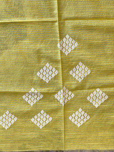 Temple Border Detailed Chanderi Finish Saree | NHH533