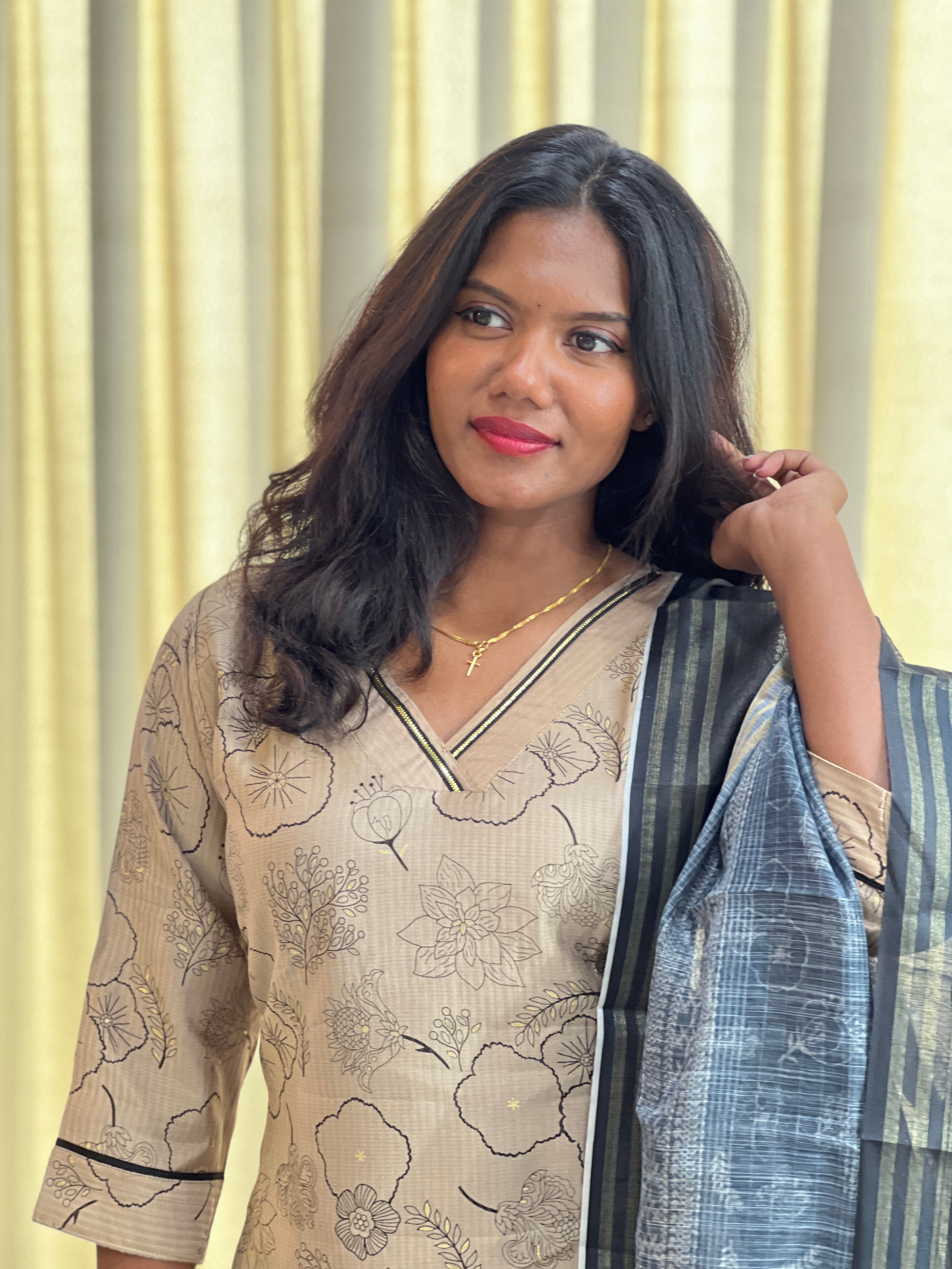 Digital Printed Rayon Finished Kurta Set | MSN270