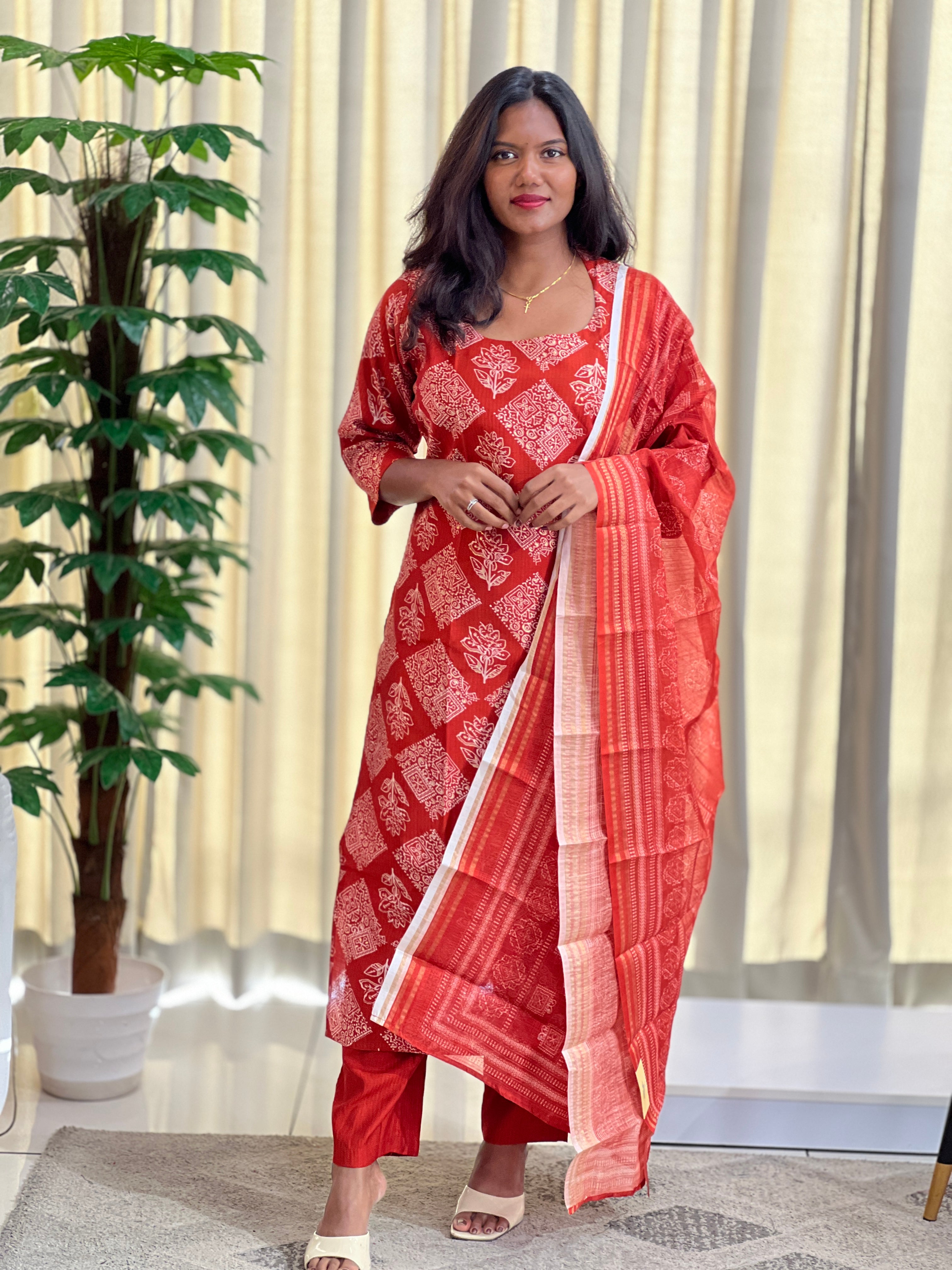 Digital Printed Rayon Kurta Set | MSN274