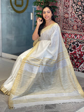 Temple Border Detailed Chanderi Finish Saree | NHH531