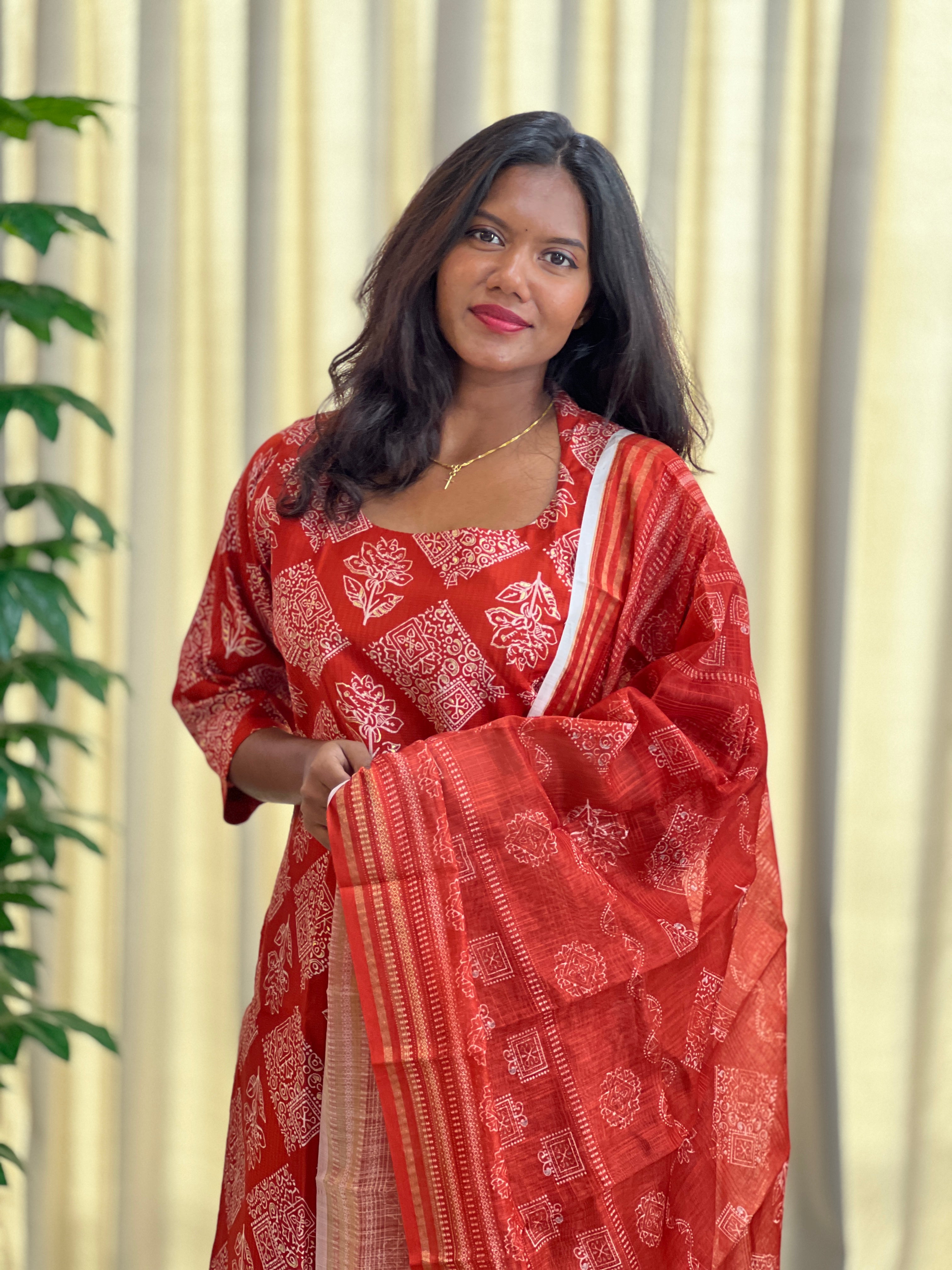 Digital Printed Rayon Kurta Set | MSN274