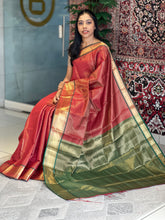 Zari Weaving Geometrical Pattern Semi Silk Saree | KAC187