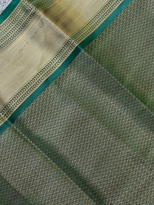 Zari Weaving Geometrical Pattern Semi Silk Saree | KAC187