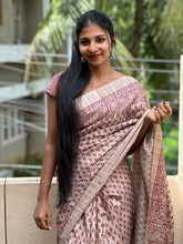 Printed Design  Embroidery Pallu Semi Silk | KSD103