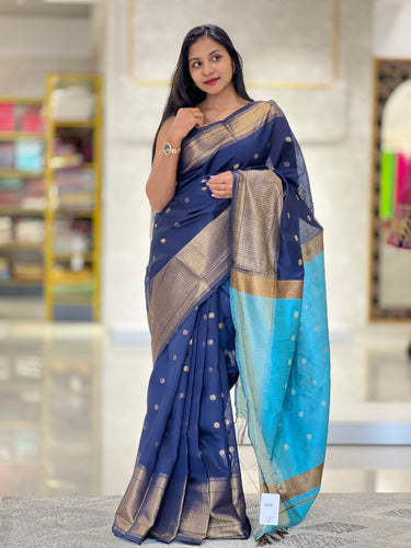 Zari Weaved RawSilk Saree | NHH327