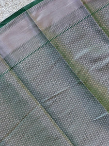 Silver Zari Weaving Semi Silk Saree | KAC182