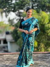Floral Printed Chanderi Saree | RGD685