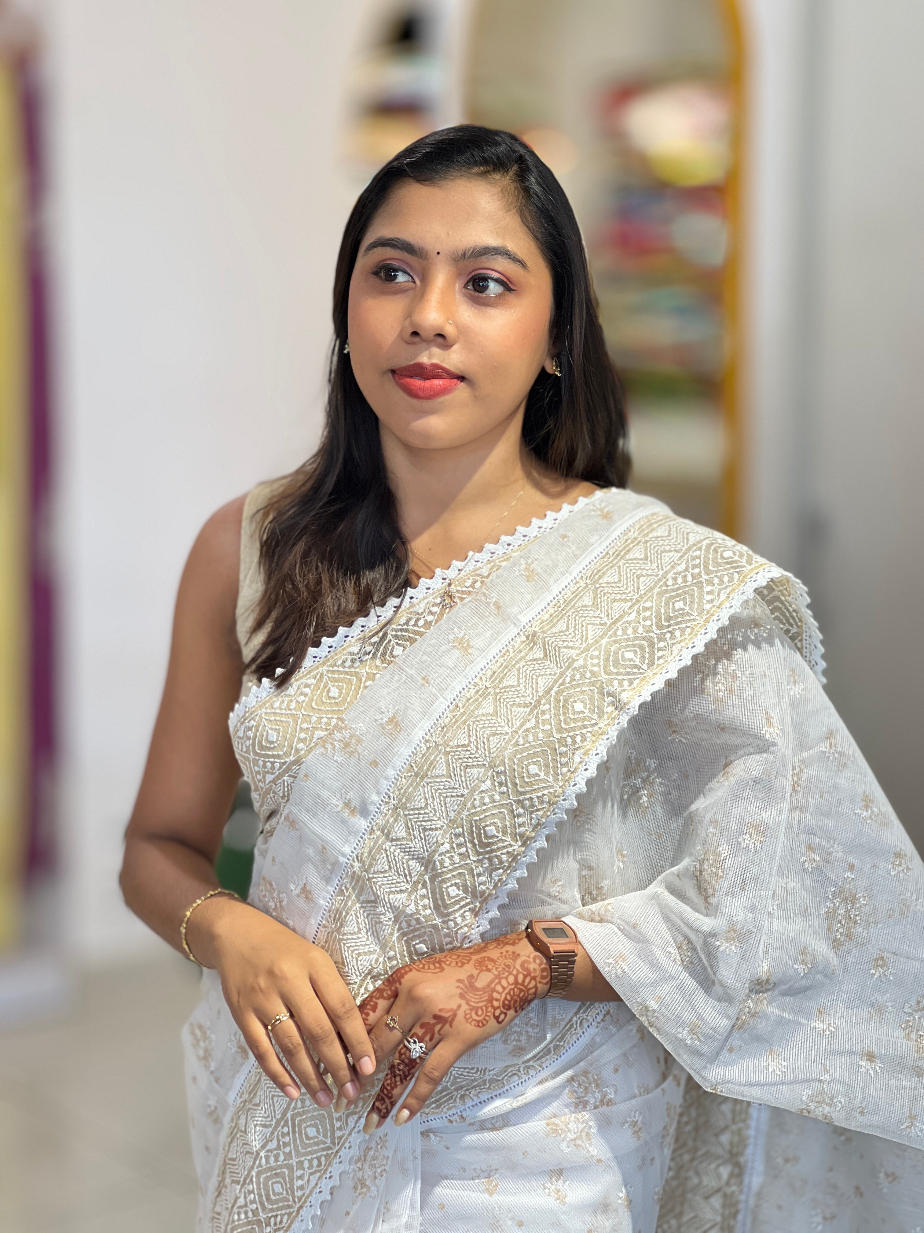 Block Printed Kota Saree | JSC660