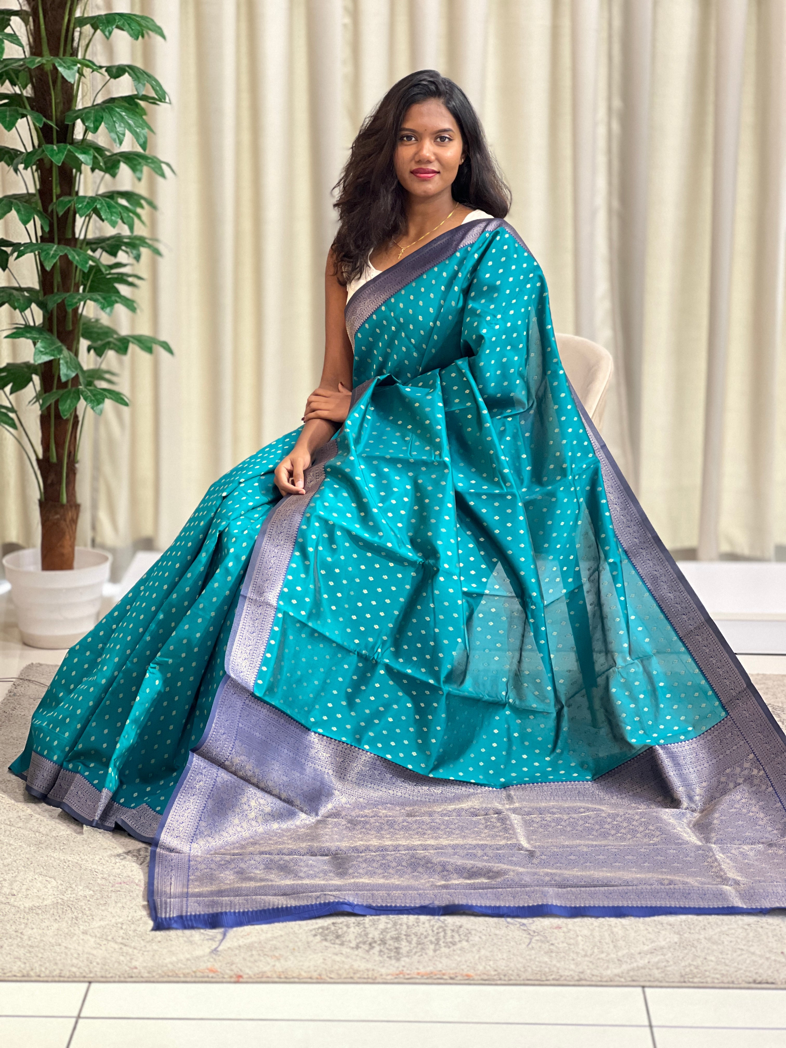 Buta Woven Pattern Semi Silk Saree | RLF173