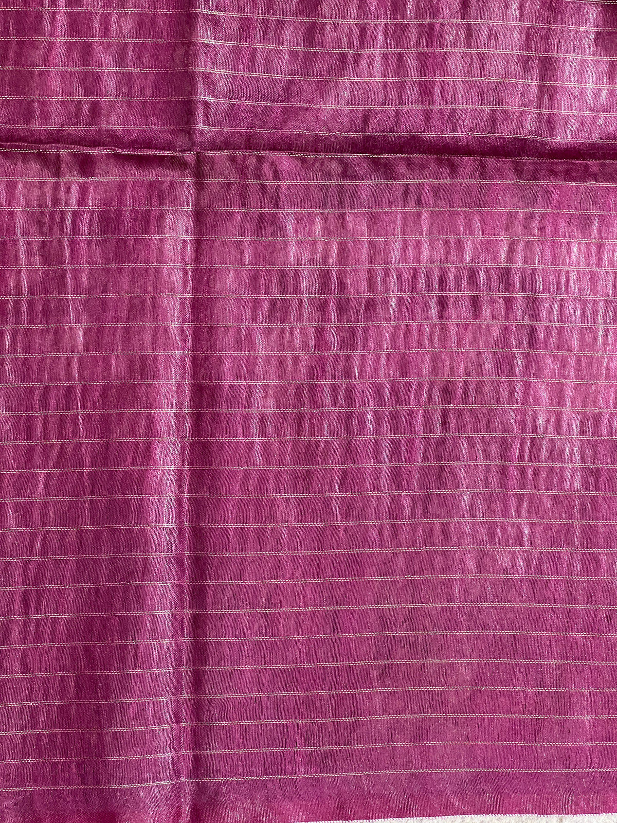 Kesiya Weaving Bhagalpuri Linen Saree | US266