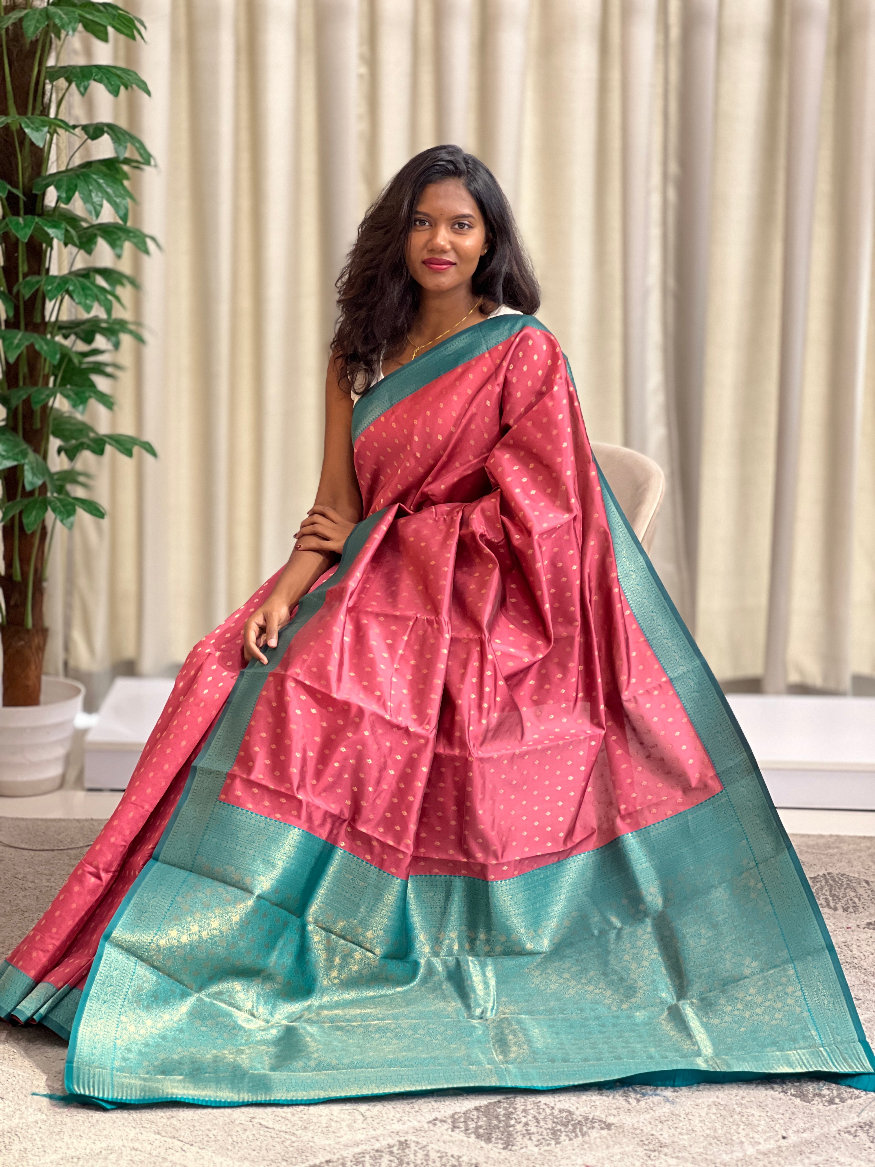 Buta Woven Pattern Semi Silk Saree | RLF175
