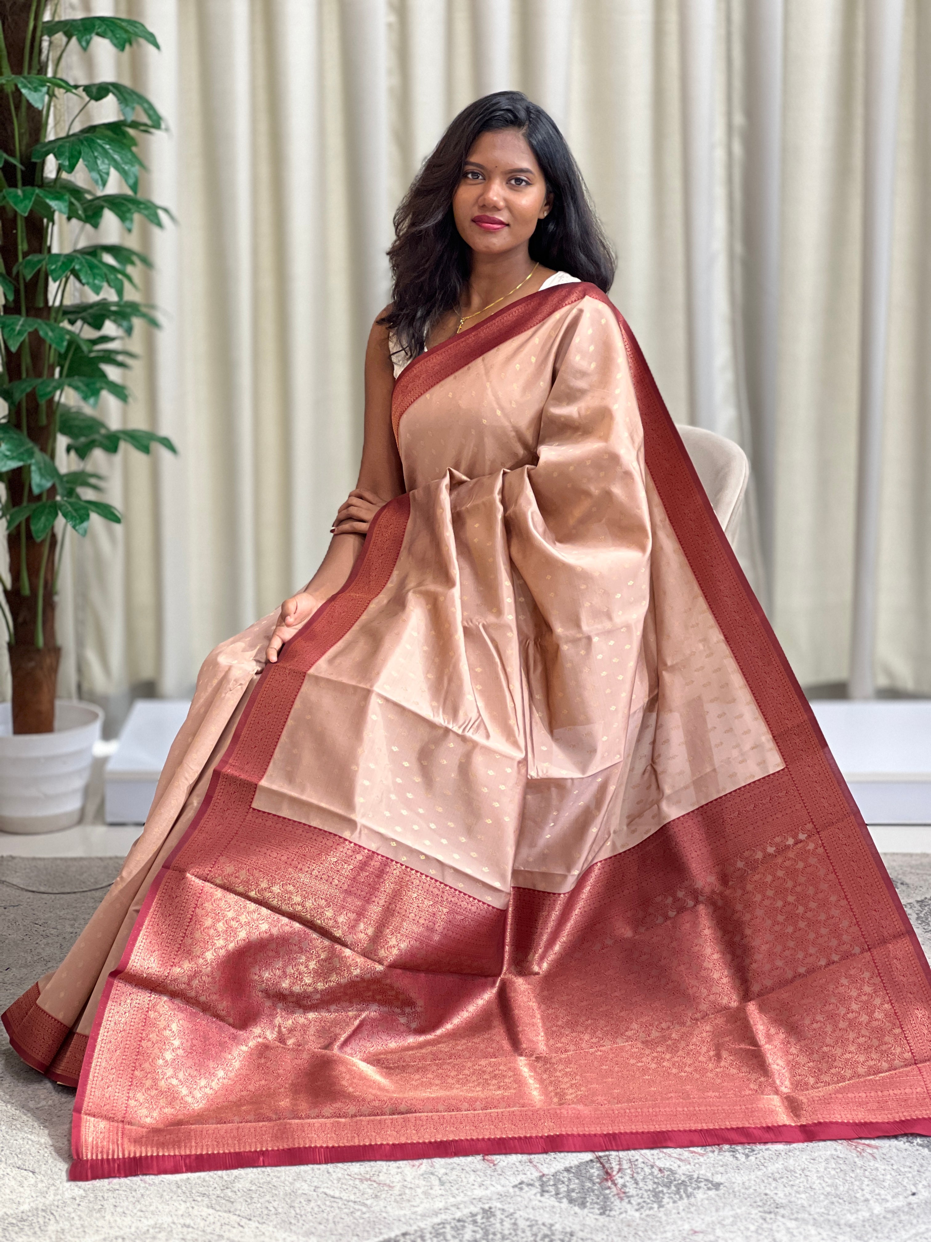 Buta Woven Pattern Semi Silk Saree | RLF176