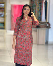 Ajrak Printed Cotton Kurta | DNT643