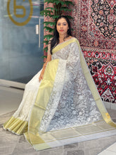 Machine Embroidered Organza Saree | NN357