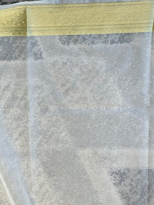 Machine Embroidered Organza Saree | NN357