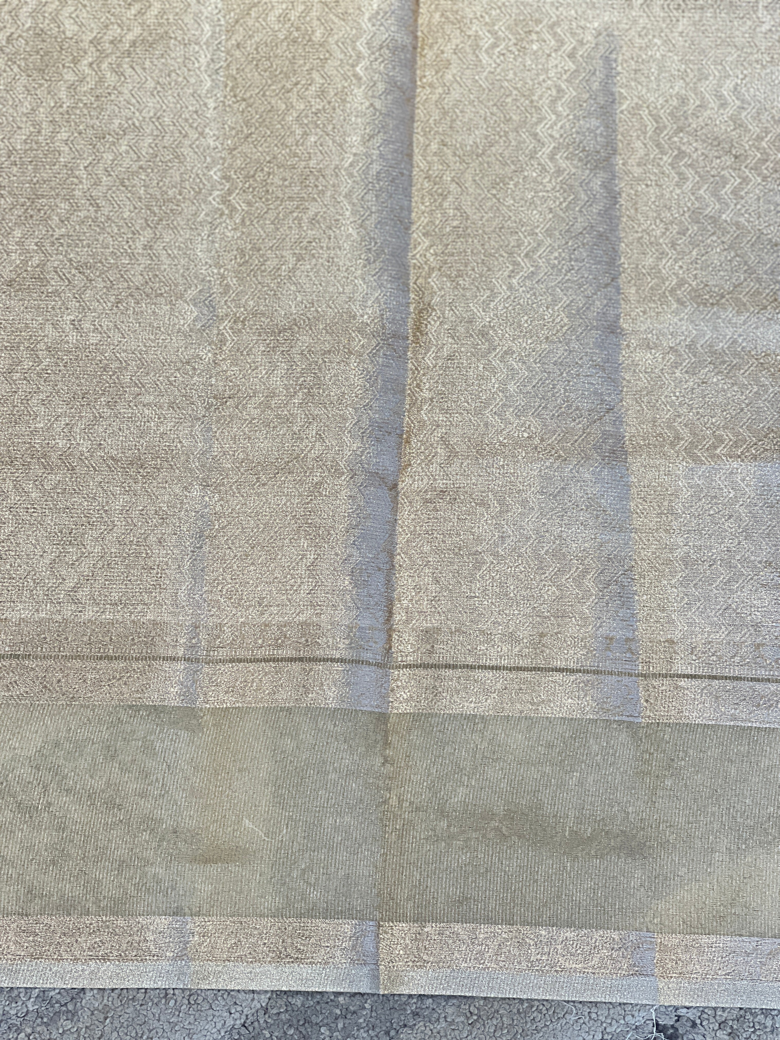 Zari Weaving With Beads & Stone Detailed Tissue Organza Saree | SHC207