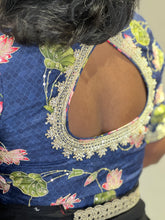 Pichwai Inspired Print With Embroidery Chanderi Stitched Blouse | IT164