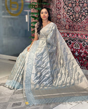 Zari Weaving With Beads & Stone Detailed Tissue Organza Saree | SHC204