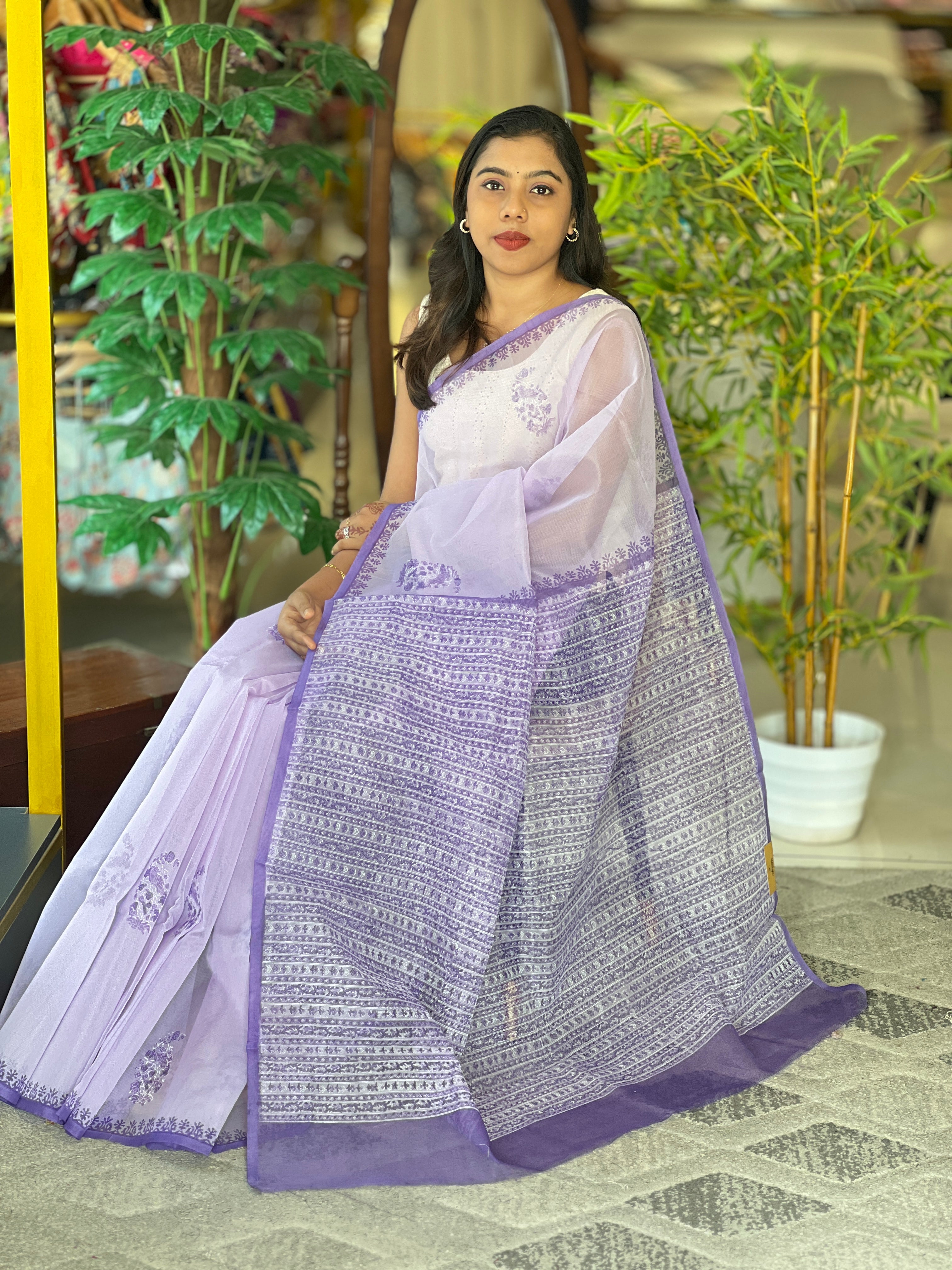 Pasley Pattern Kota Saree | JSC664