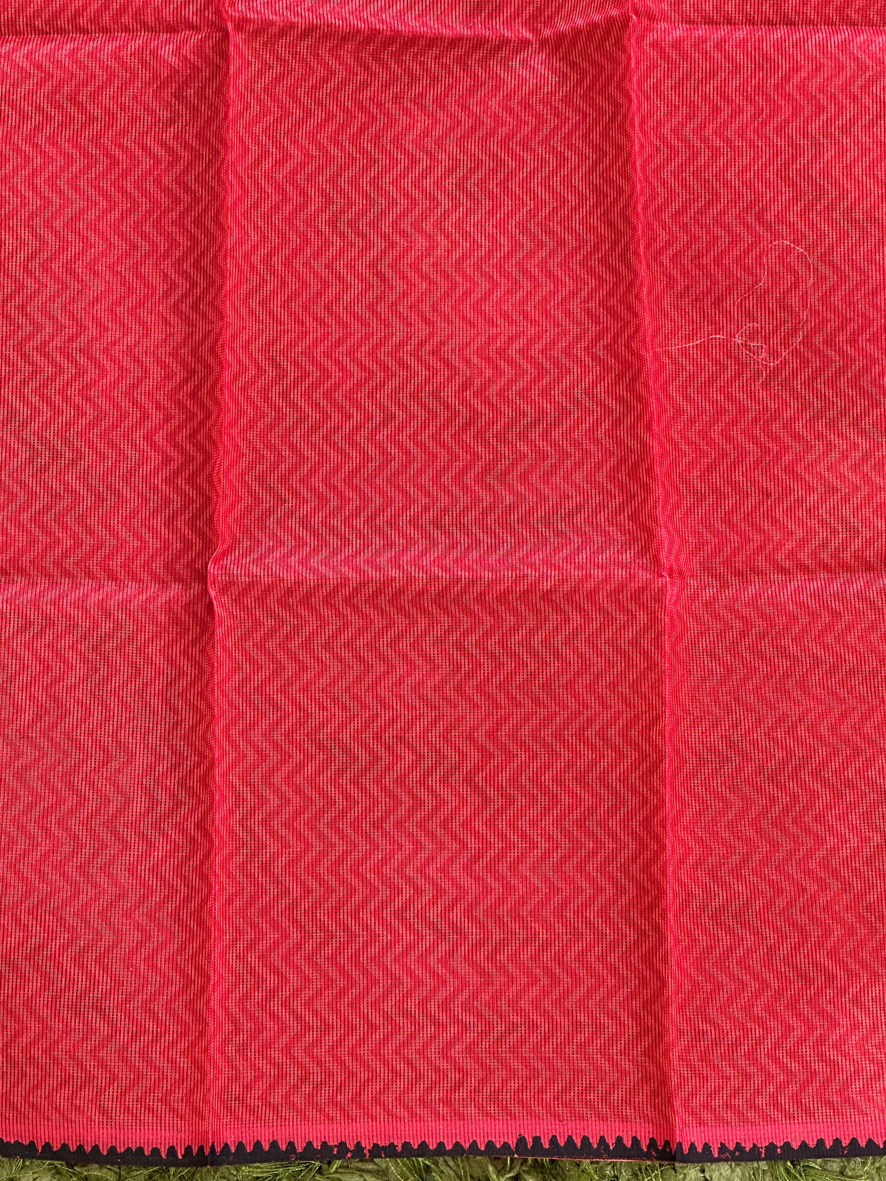 Hand Block Printed Silky Kota Saree | JSC358