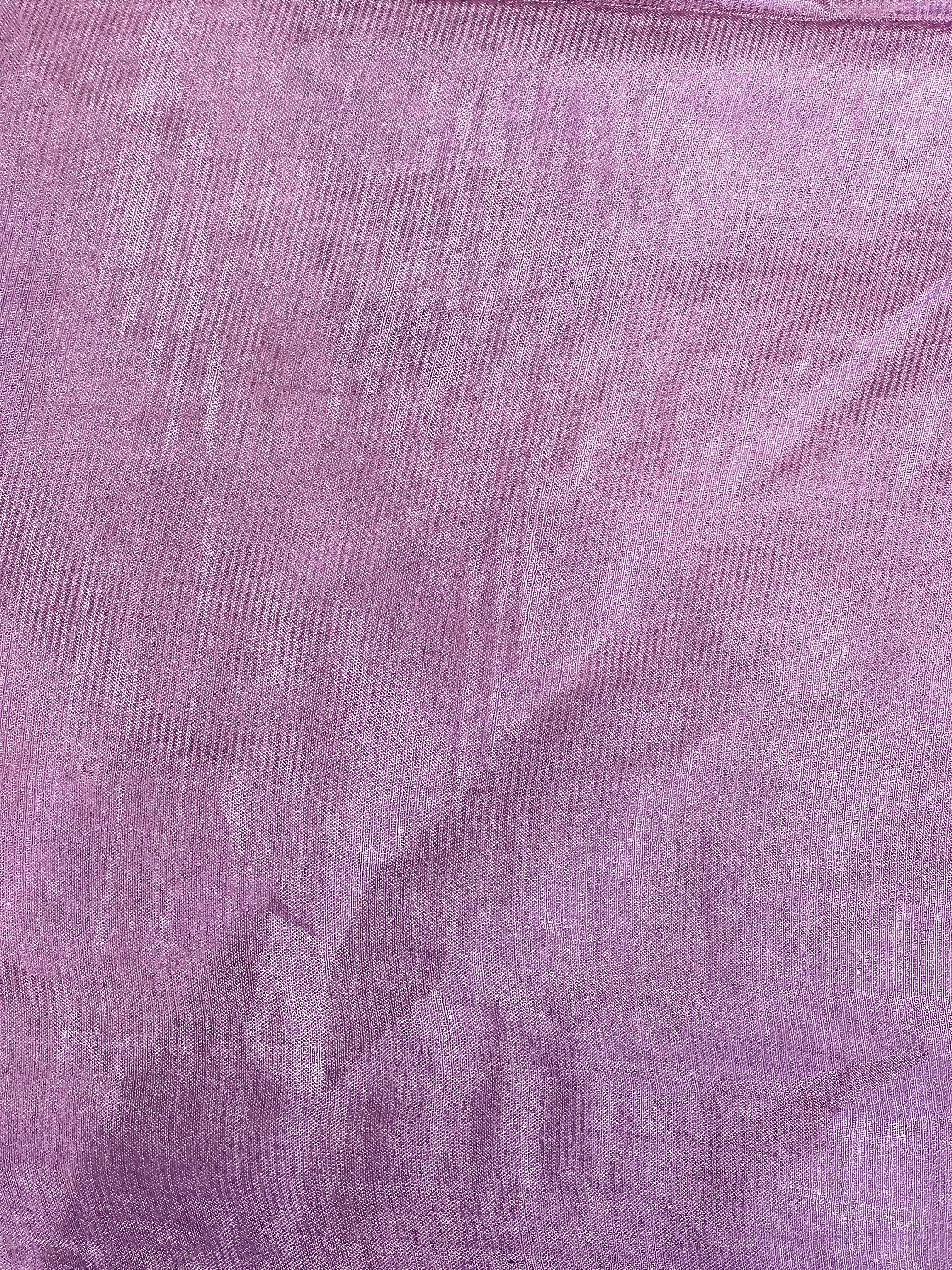 Kesiya & Thread Weaved Bamboo Tussar Saree | PNS183