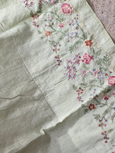 Floral Machine Embroidery Semi Tussar Saree | DVS218